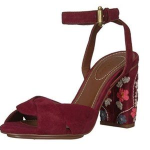 SEE BY CHLOE Gayla Sandals with Embroidered Heels